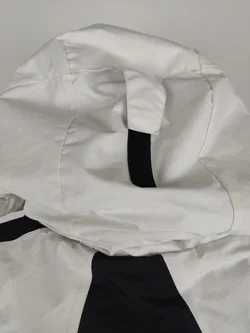 Anorak "Ski", mit Kapuze, weiß/schwarz mit Aufdruck, Größe 56/58 – Vorschau 7