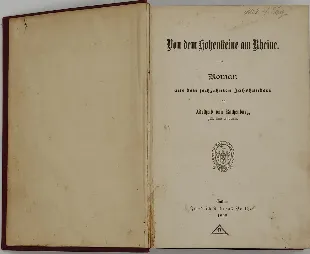 Buch "Von dem Hohensteine am Rheine" von Adelheid von Rothenburg 1892 – Bild 3