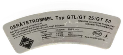 ABT Kabeltrommel/Gerätetrommel mit grünem XLR-Kabel Typ GLT/GT 25/GT 50 - Bild 4