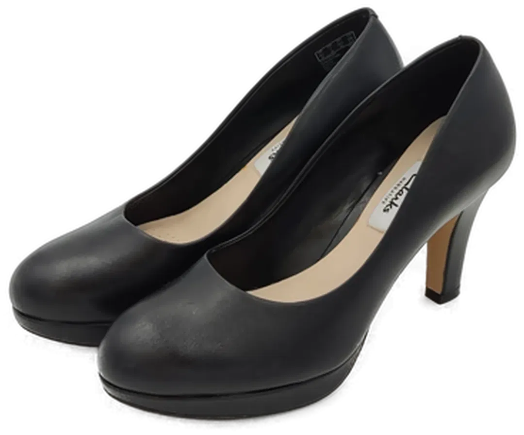 Clarks Damen Pumps schwarz Gr. 37½ - Bild 4