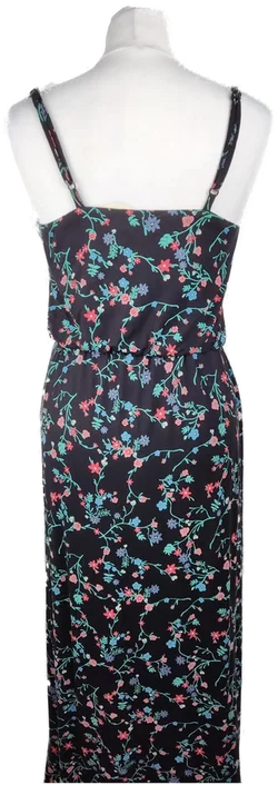 Bonprix Damen-Maxikleid Viskose Dunkelblau Geblümt | Sommerlich – Vorschau 3