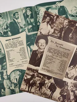 9x Vintage Filmprogramme - Karl May 1960er - Bild 4