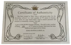 Künstlerpuppe Oncrown Porzellan Puppe 