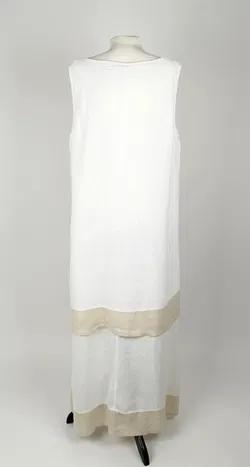 DS Maxikleid - Größe XL, 60% Leinen 40% Baumwolle - Bild 3