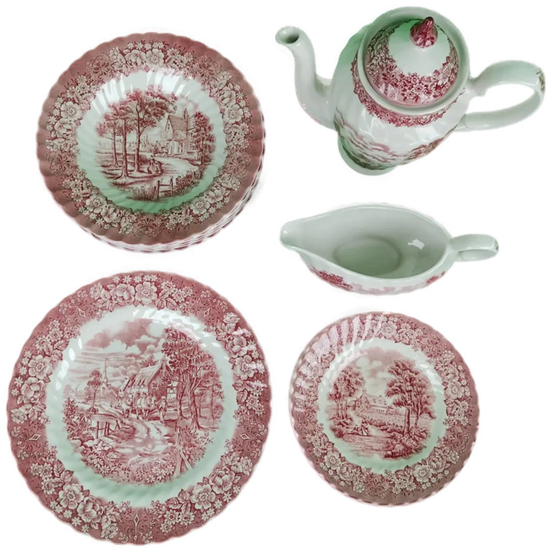 19 teiliges  Memory Lane Britsh Anchor Service - Bild 4