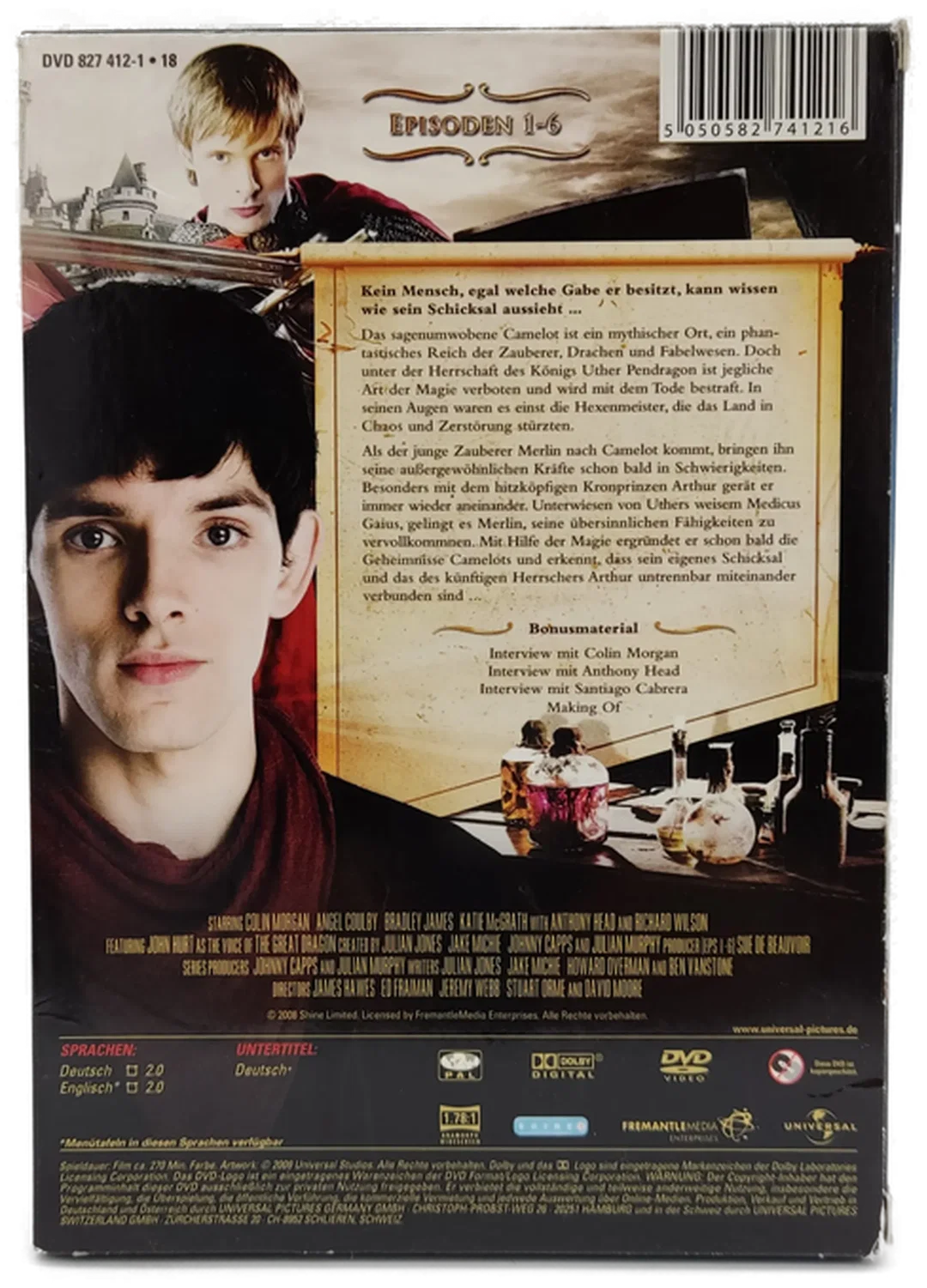 DVD "Merlin ‒ Die neuen Abenteuer Vol. 01" – Bild 2