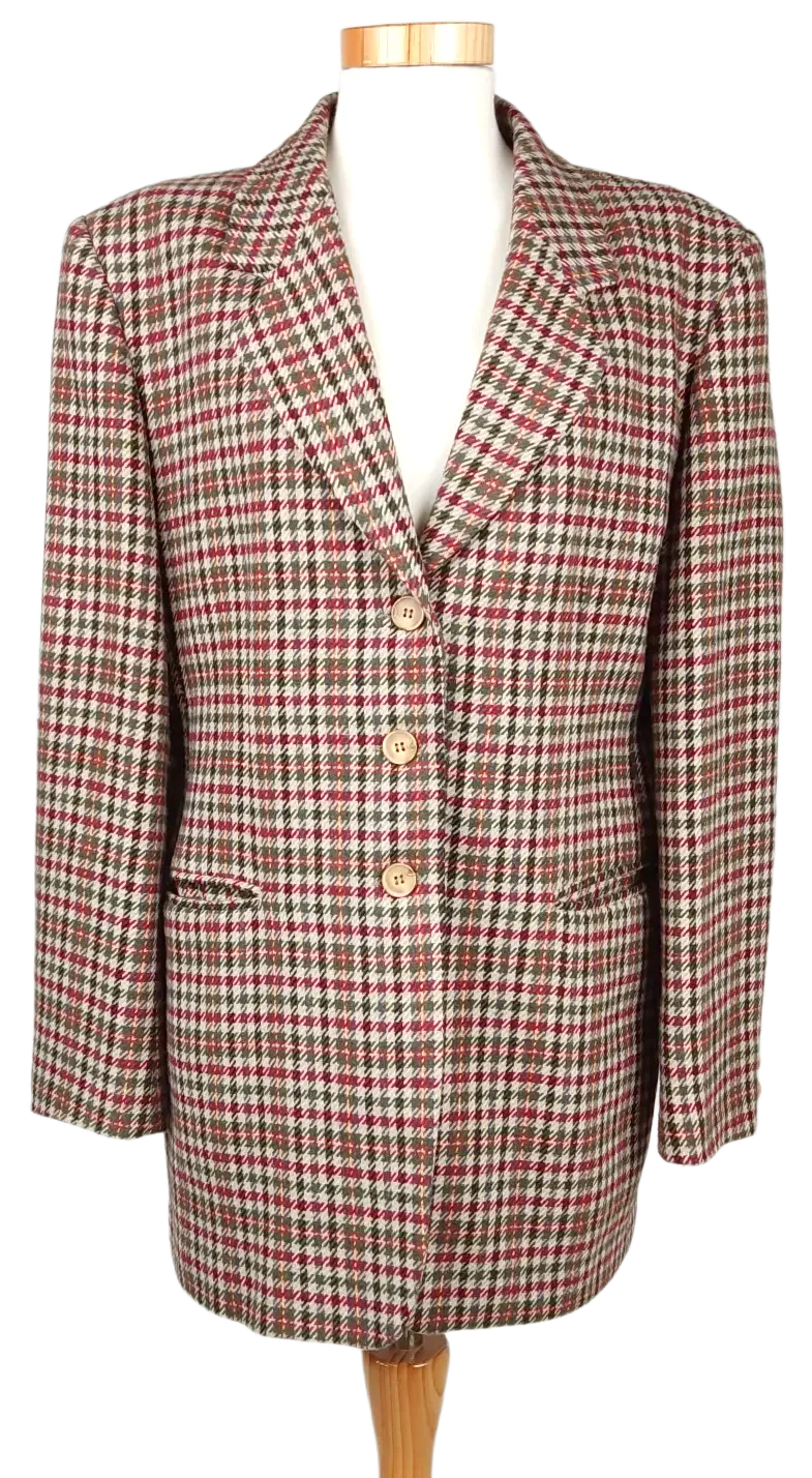 Vintage Damen Blazer, braun - Gr. D L/40 - Bild 4
