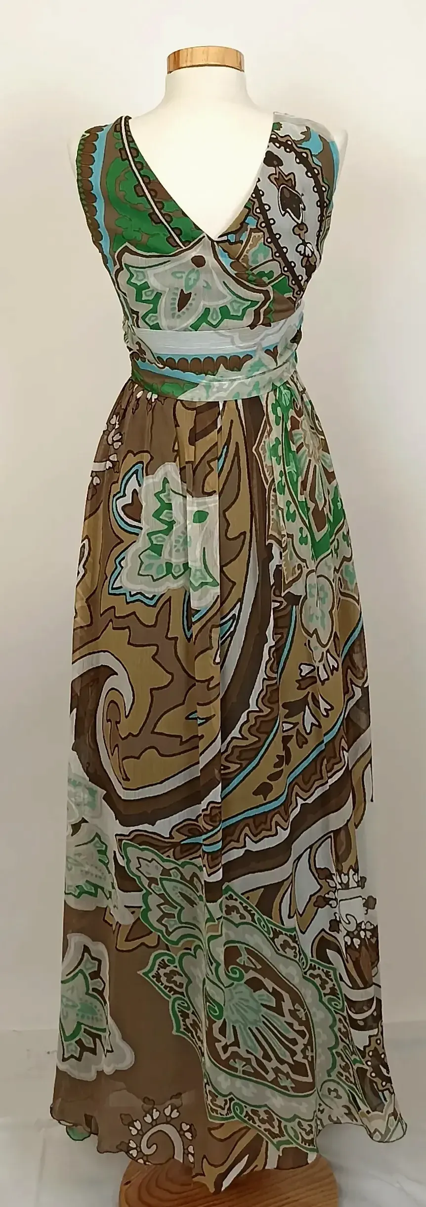 Esprit Collection Maxikleid gemustert Gr. 38 - Bild 4