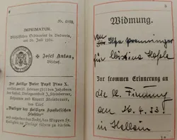 Andenken an die heilige Firmung 1953 - Gebetsbuch - Bild 7