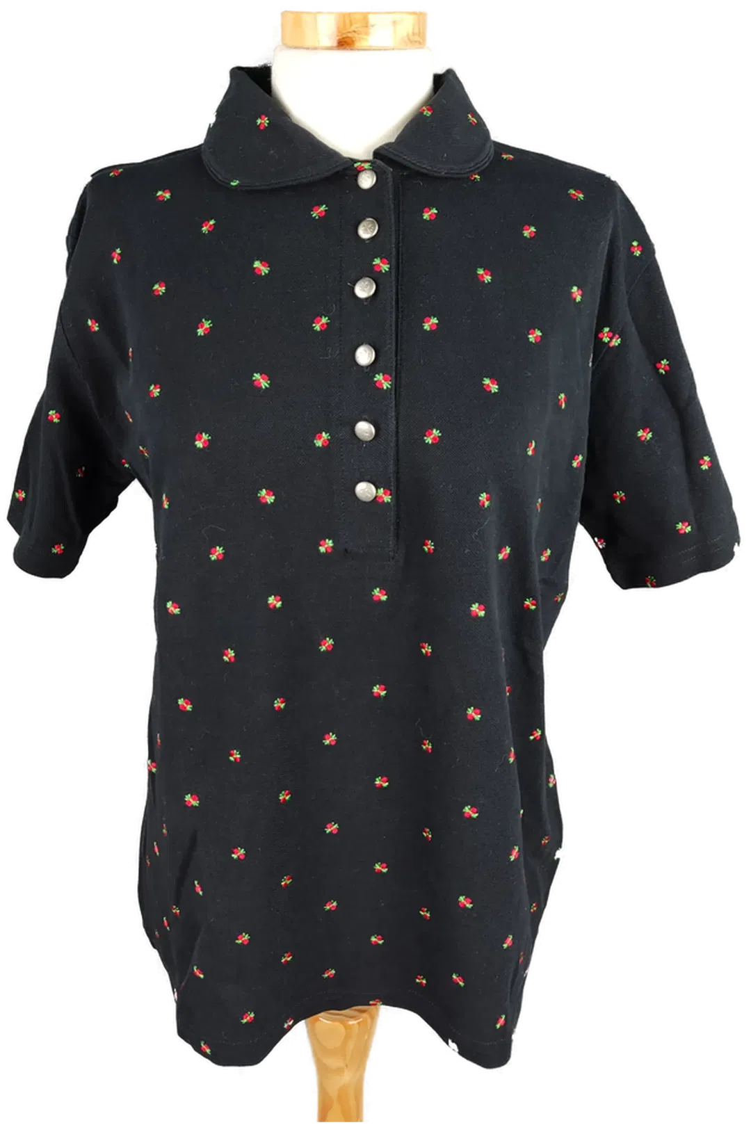 Pleamle Damen Trachtenpolo kurzarm - XL/42 - Bild 1