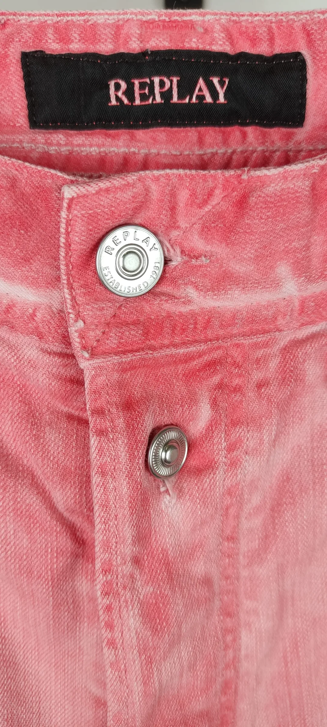Replay Jeans-Bermuda Herren Rosaton | Premium-Marke, Größe 42 – Bild 3