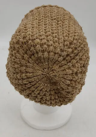 TCM Damenstrickhaube/mütze in beige – Bild 3