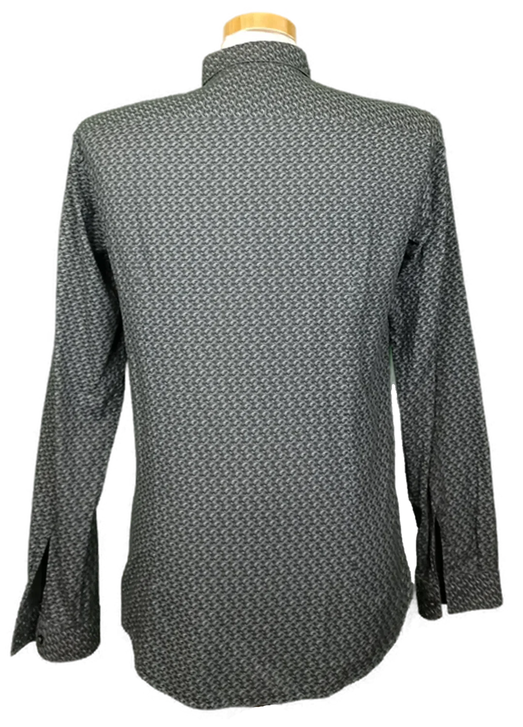 Hugo Boss Herren Hemd grau beschriftet Gr. M  – Bild 2