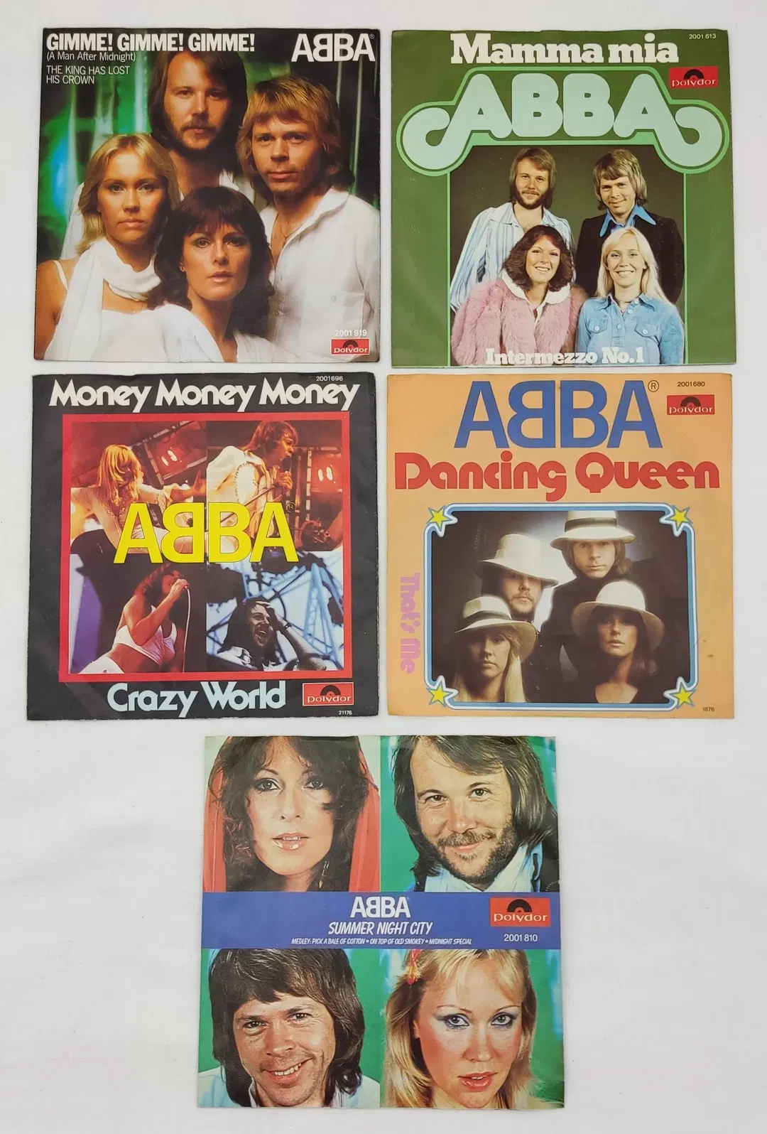 Single Langspielplatten - ABBA - Konvolut 5 Stück - Bild 2