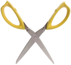 Tchibo Kräuterschere, Edelstahl mit gelben Griffen, 20,5 cm - Bild 4