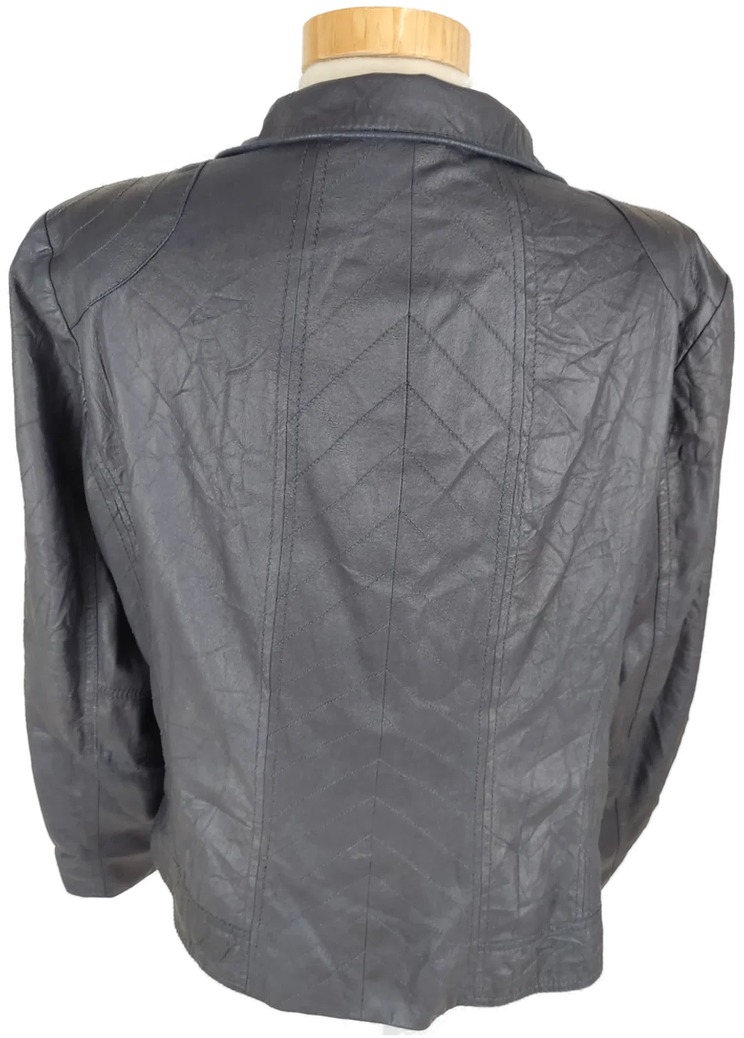 Jacke "Bonita", langarm mit Kragen, dunkelblau mit Taschen, Größe 42 – Bild 5
