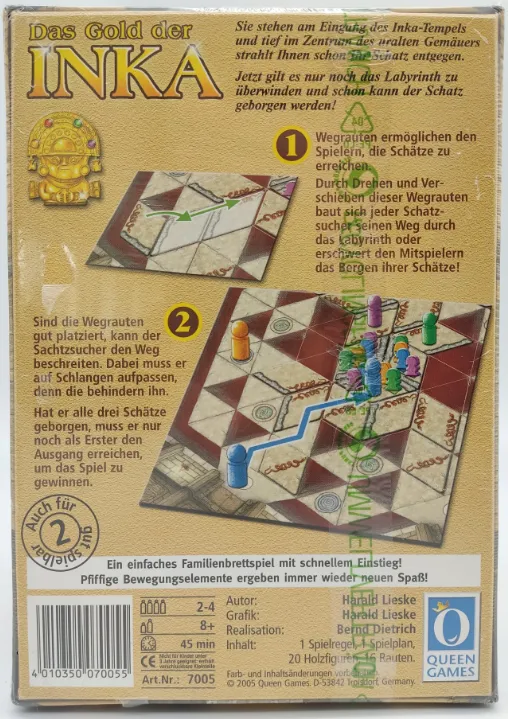 Das Gold der Inka - Gesellschaftsspiel - Queen Games  – Bild 2