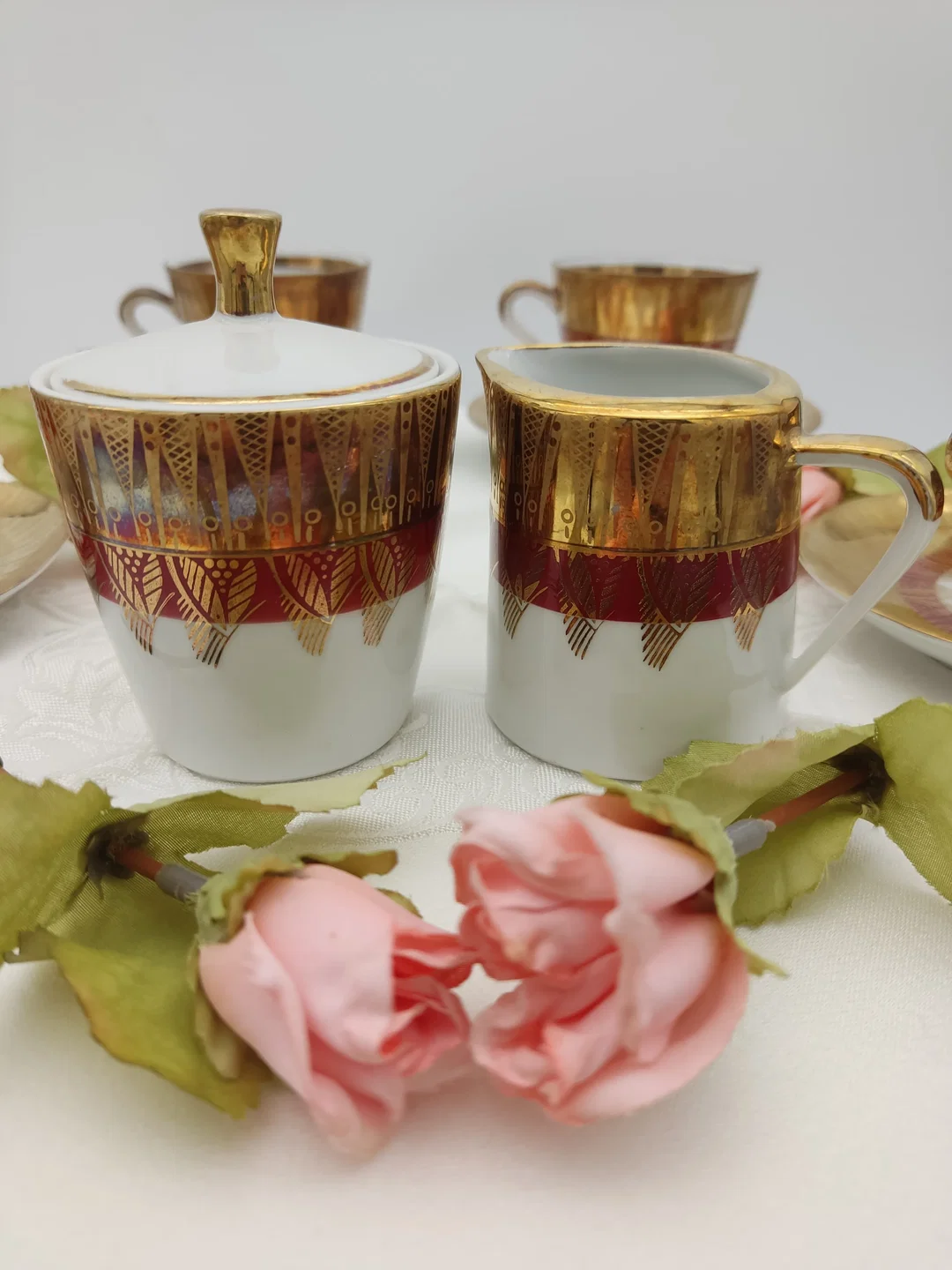 Bavaria Porzellan Kaffeeservice mit Schönheitsfehler | Vintage-Schatz – Bild 8