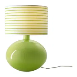 LIKEA Ysby Tischlampe – Glas – Grün – 1990er Jahre – 45 cm - Bild 1