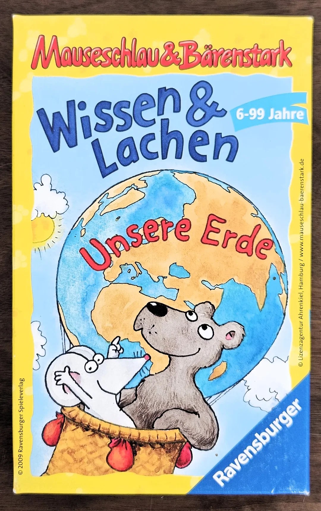 Mausenschlau & Bärenstark . Wissen & Lachen - Gesellschaftspiel - Ravensburger - Bild 1