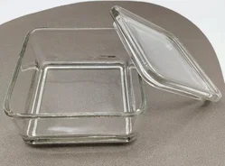 Glasbehälter Kubus Wagenfeld Transparent | Vintage  - Bild 2