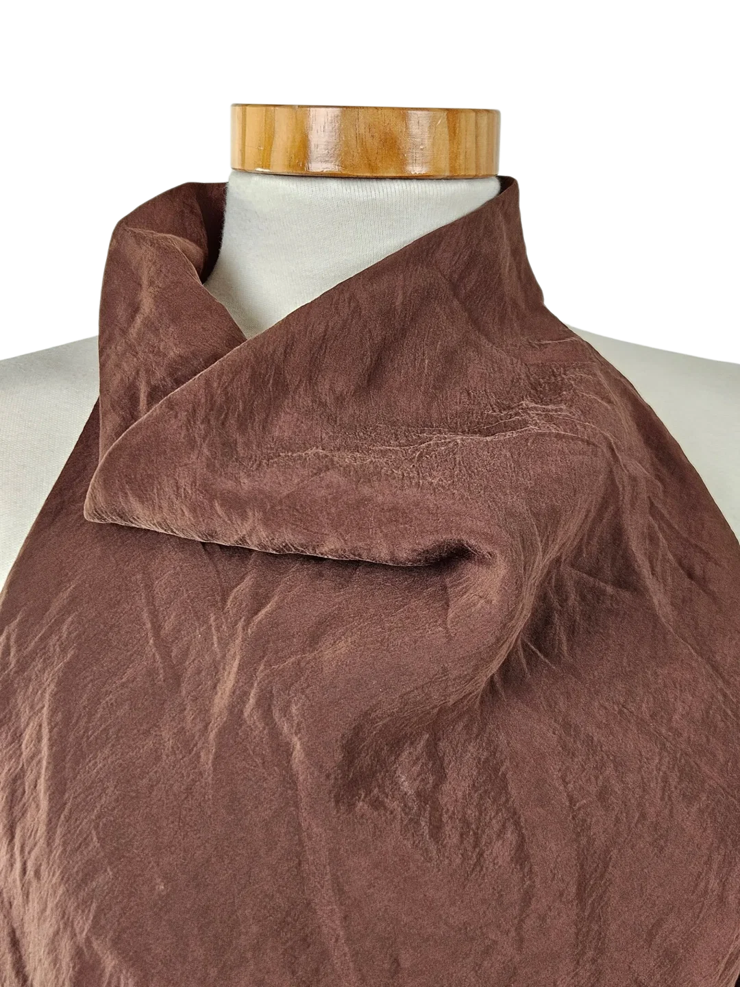 ZARA Damen rückenfreies Maxikleid, braun - Gr. M / 38 – Bild 3