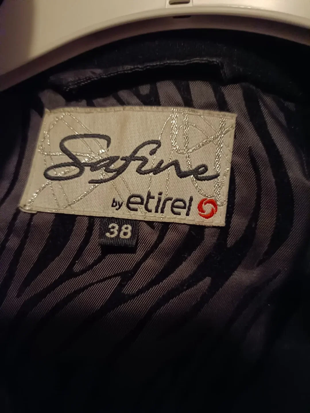 Safine by Etirel Damen Winterjacke braun-schwarz Gr. 38 - Hochwertige gestreifte Winterjacke – Bild 8