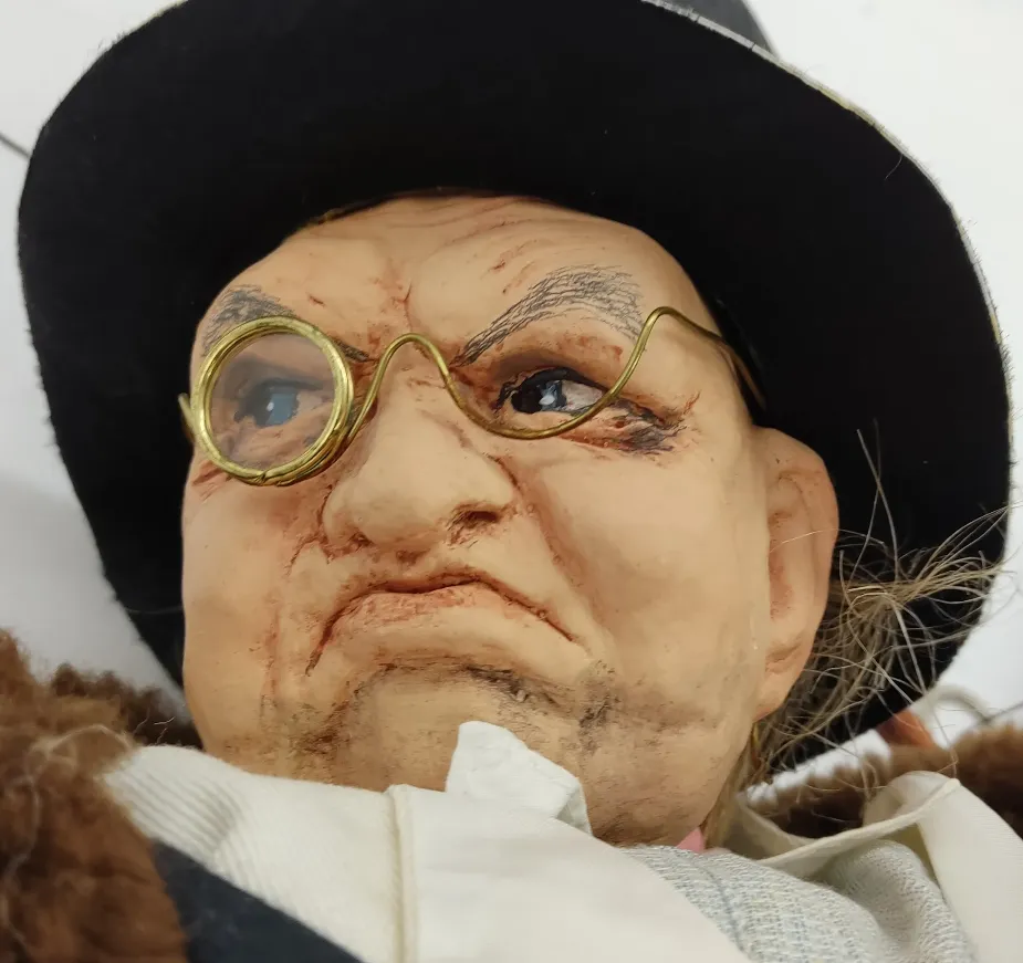 Bürgermeister Marionette aus dem Böhmisches Puppentheater Höhe ca 52cm – Bild 3