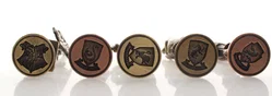Harry Potter Siegelstempel-Set – 5 Metallstempel (Hogwarts & Häuser) inkl. rotem & gelbem Wachsstift – Sammlerbox - Bild 3