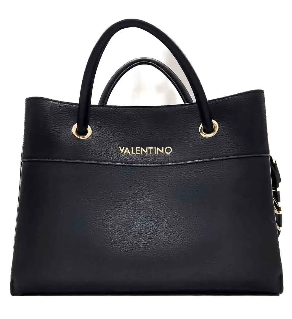  Mario Valentino Handtasche in schwarz mit Logo-Trageriemen - Bild 4