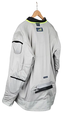FASTWAY Herren Motorrad Jacke & Hose, schwarz/grau- Gr. 5XL - Bild 6