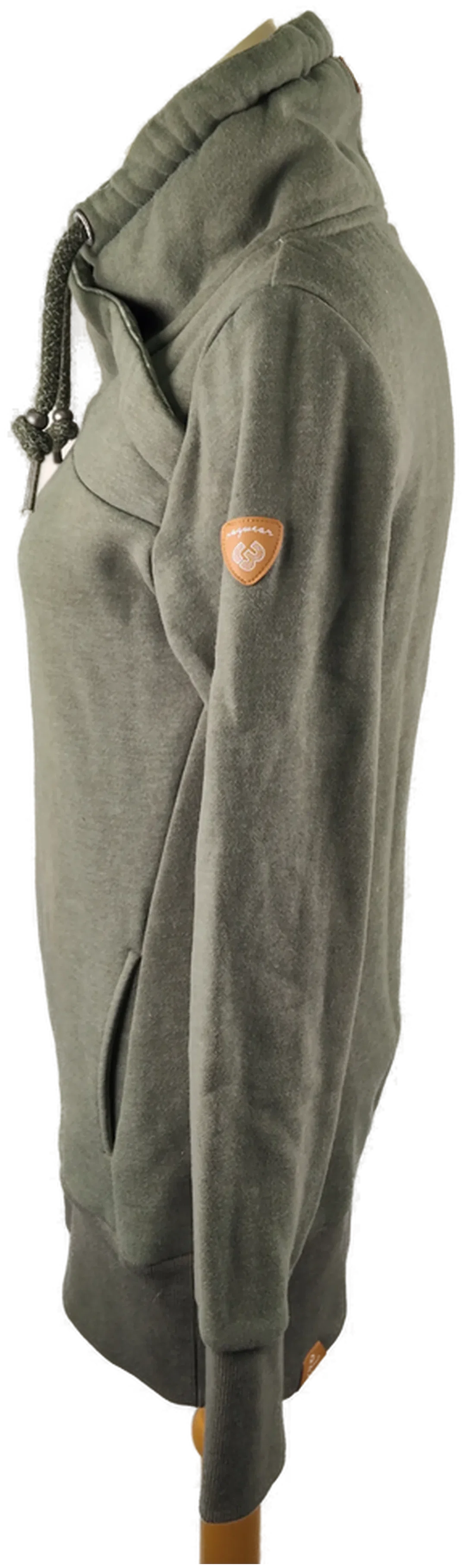 Damenpullover Größe 36 in Olivgrün mit Kragen | Casual-Chic – Bild 2
