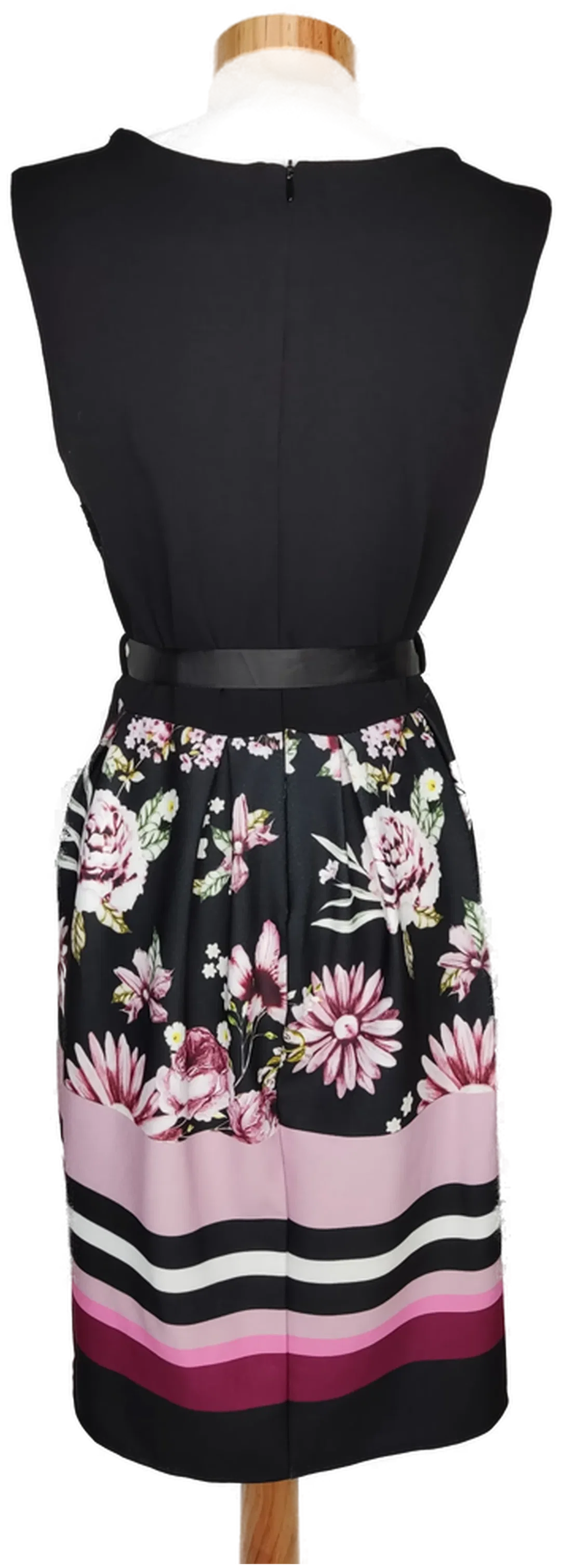 Colosseum Damen Kleid schwarz/rosa geblümt - L/42 – Bild 2