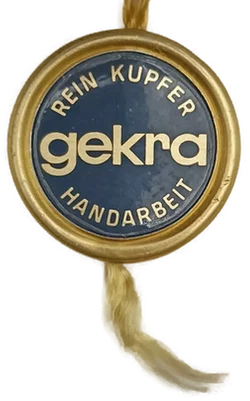 Gekra Vintage Kupferkrug handgehämmert Echte Kupfer Handarbeit 50er/60er – Vorschau 9