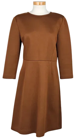 HALLHUBER Damen Midikleid, braun - Gr. L  - Bild 1