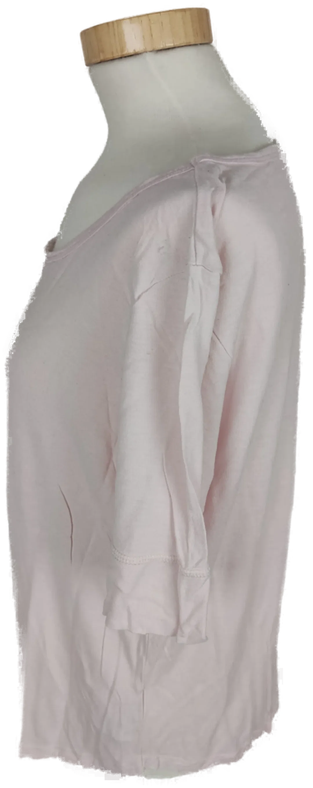 T-Shirt "H&M-Basic", kurzarm mit Rundhalsausschnitt, rosa, Größe L – Bild 2