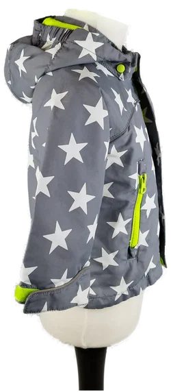 H&M Kinderjacke mit Sternenmuster - Gr. 74cm / 6-9 Monate alt - Bild 4