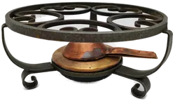 Fondue Set aus Kupfer - vintage  - Bild 4