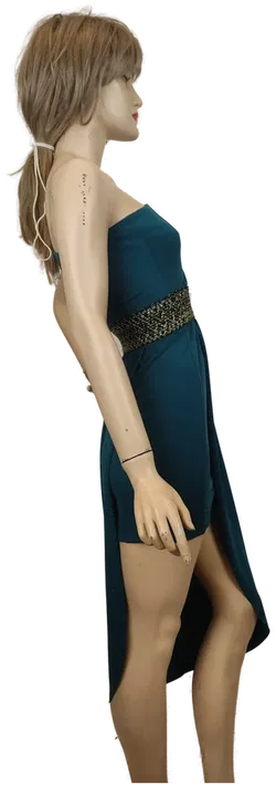 One shoulder Damen Kleid Petrol  Gr. 36/38 - Bild 5