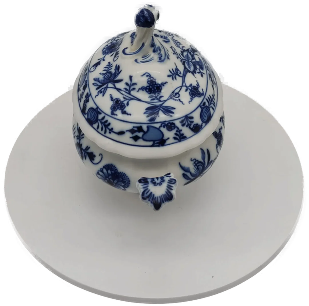 Hutschenreuther Terrine Zwiebelmuster blau weiss, Breite 27 cm – Bild 3