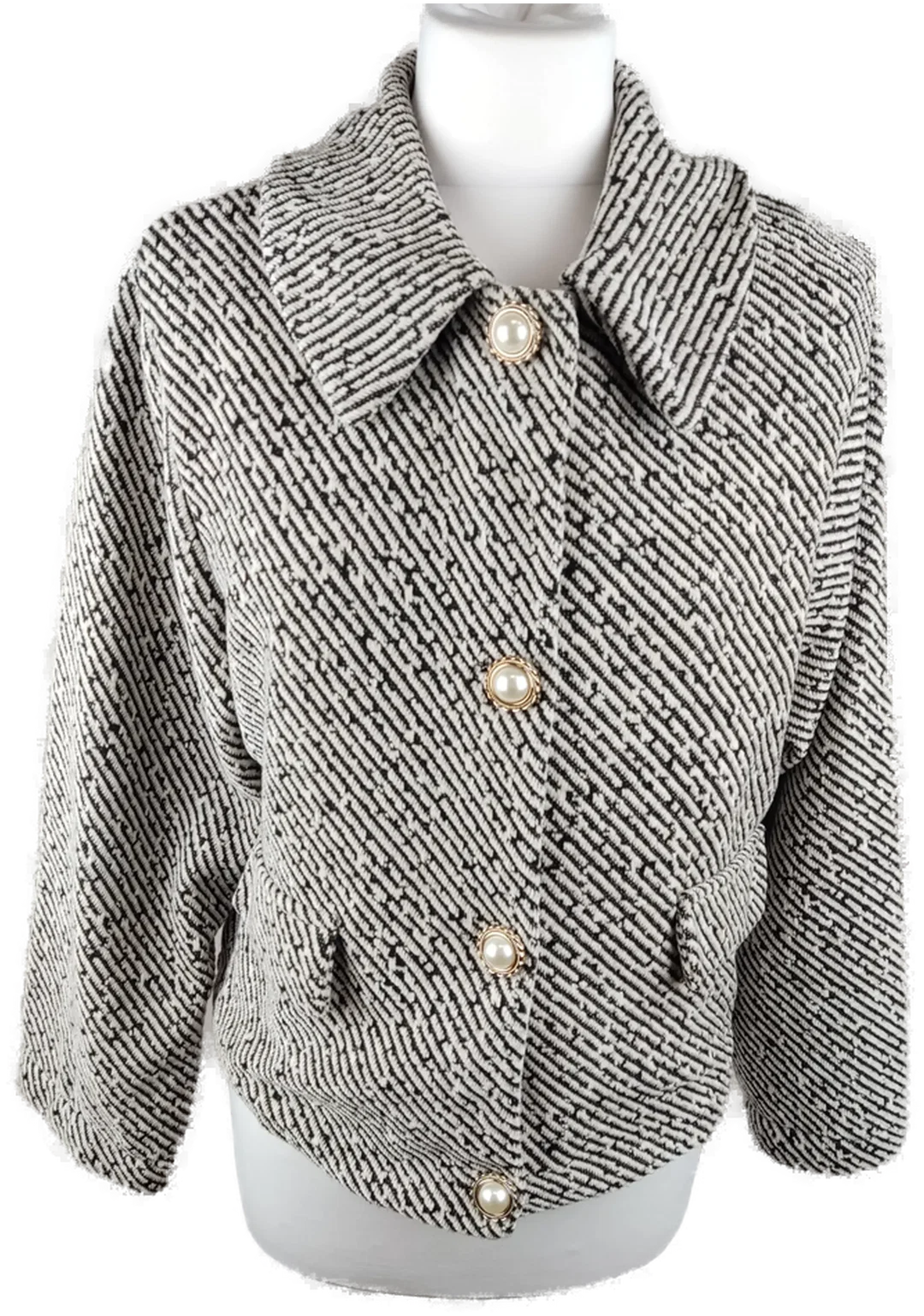 Sakko-Weste Gestreift | Eleganter Abendlook – Bild 1