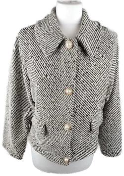 Sakko-Weste Gestreift | Eleganter Abendlook – Vorschau 1