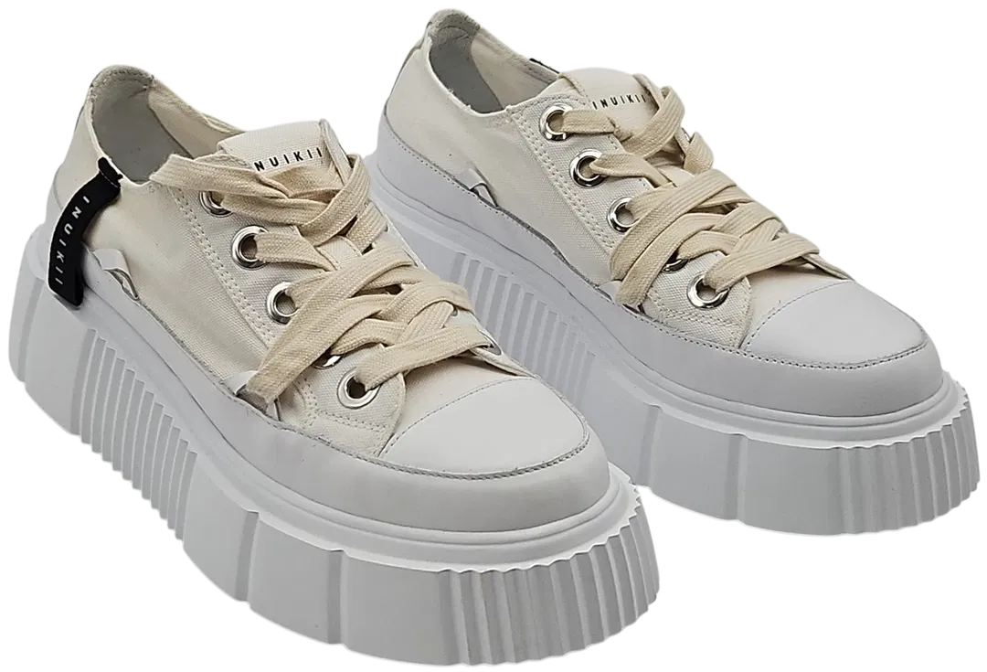 INUIKII Matilda Damen Schuh, weiß - Gr. 40 - Bild 1