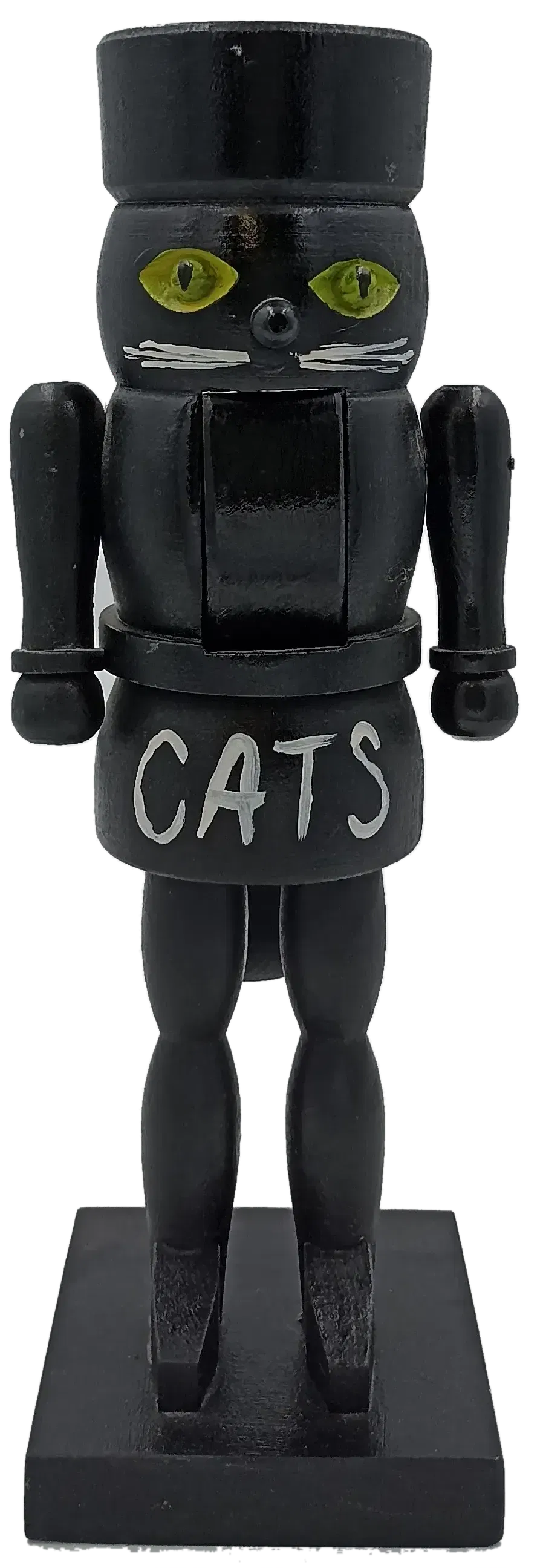 Nussknacker-Katze Figur schwarz - Bild 4