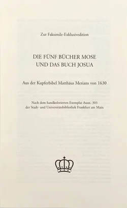 Prunkschrift - Biblia 1630 - die ganze heilige Schrift durch Dr. Martin Luther verdeutscht - Faksimile - Bild 15