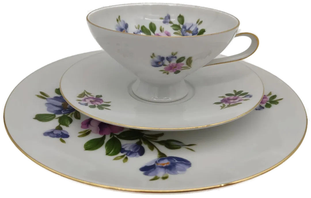 Kaffeetasse mit Dessertteller - Bild 1