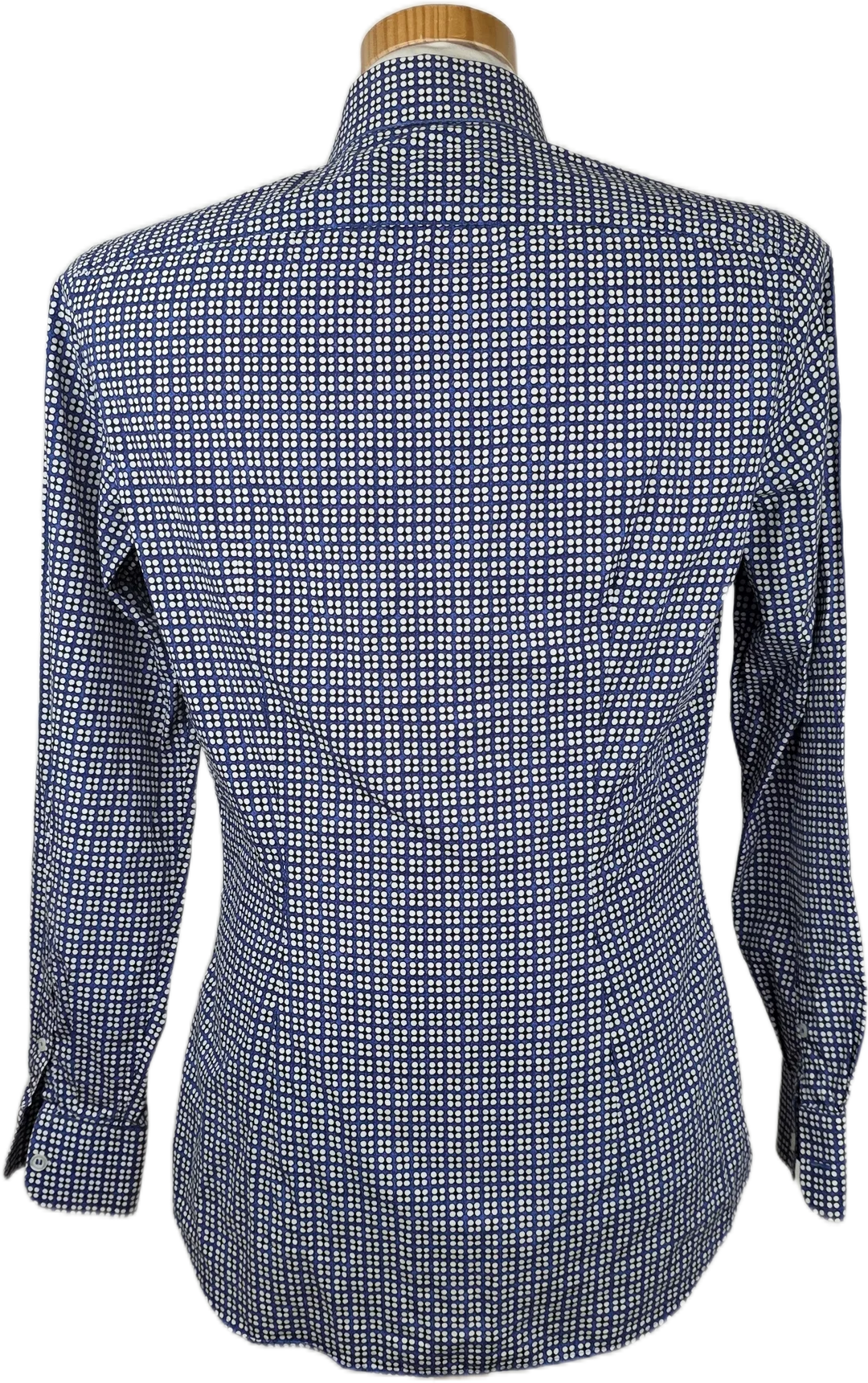 Prada Herrenhemd blau/weiß gemustert Gr. 39 – Bild 1