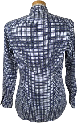 Prada Herrenhemd blau/weiß gemustert Gr. 39 – Vorschau 1