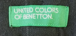 United Colors of Benetton Kinderhose schwarz gemustert Gr. 3XL - Bild 3