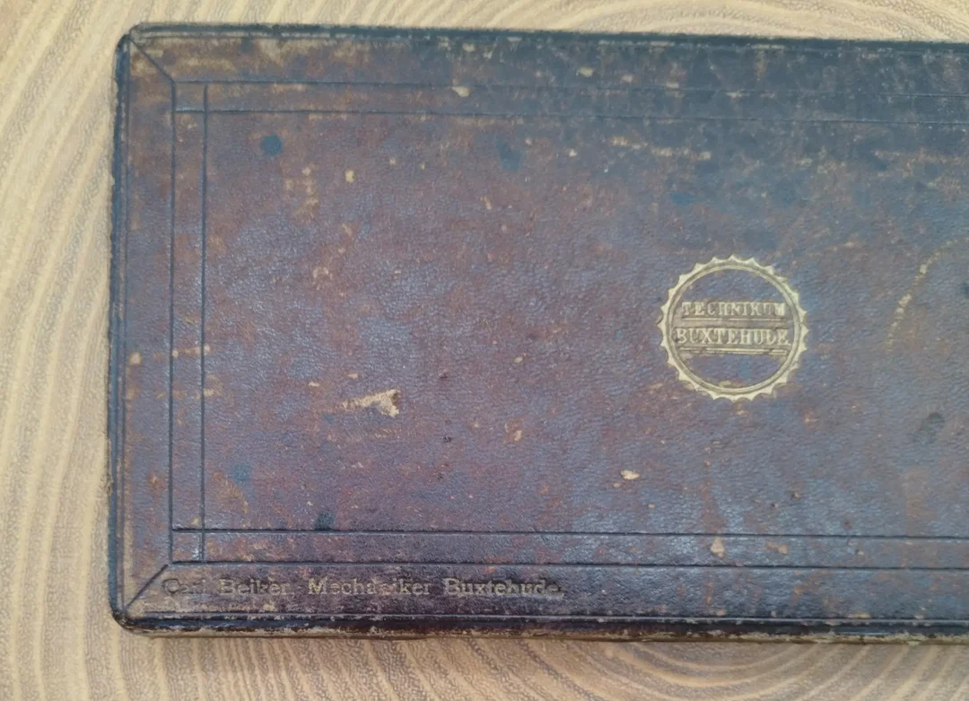 Vintage-Zeichenset, Metall | Einmaliges Fundstück – Bild 3